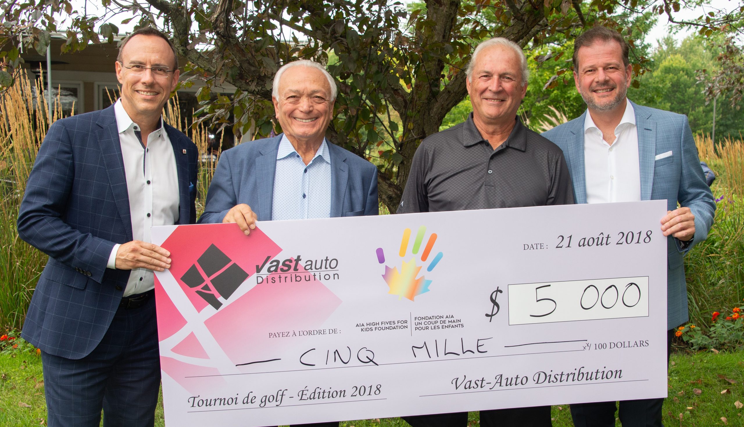 Le tournoi de golf Vast Auto : améliorer la vie d’enfants